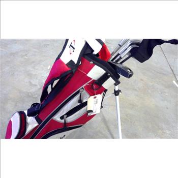 Tour  Edge Bag With Clubs, 9 Pieces