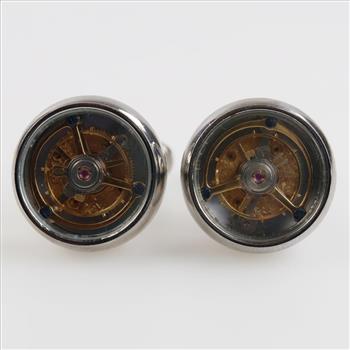 Tourbillon Cufflinks By Memorigin Stainless Steel