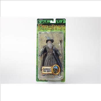 Toy Biz The Lord Of The Rings The Fellowship Of The Ring Gandalf The Grey Action Figure, 81486
