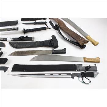 Tramontina Machete, Ninja Sword And More, 9 Pieces