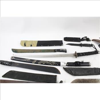 Tramontina Machete, Ninja Sword And More, 9 Pieces