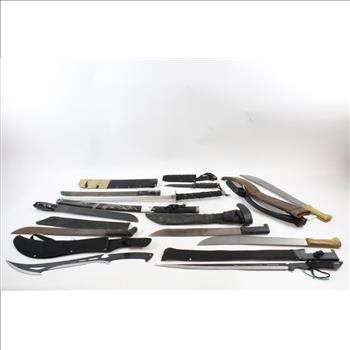 Tramontina Machete, Ninja Sword And More, 9 Pieces