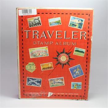 Traveler Stamp Album, Includes 150+ Stamps