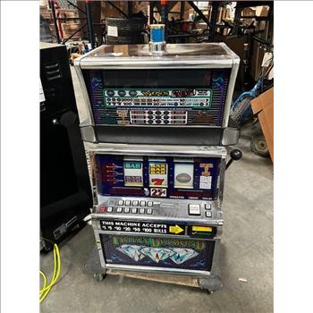 Triple Diamond Slot Machine - Sold For Parts Only