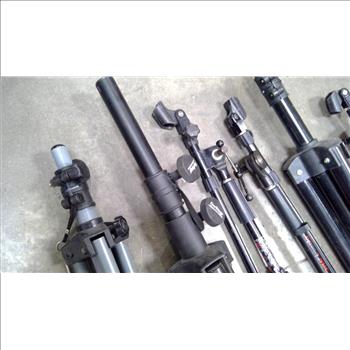 Tripods And Mic Stands Bulk Lot, 7 Pieces