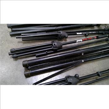 Tripods And Mic Stands Bulk Lot, 7 Pieces