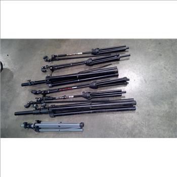 Tripods And Mic Stands Bulk Lot, 7 Pieces