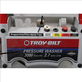 Troy-Bilt Pressure Washer 3000 Max PSI 2.7 Max GPM