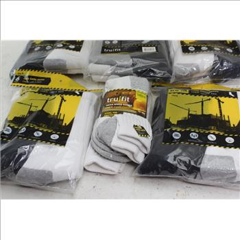 Tru Fit Men's Work Socks, 6 Pieces