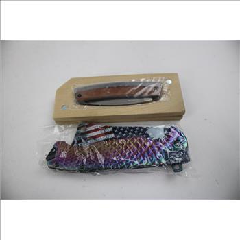 True, Milwaukee, Bulldog, Field Dog Little Peanut, And Other Knives, 5 Pieces