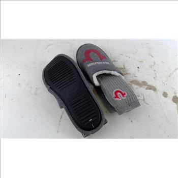 True Religion Slippers W/ Socks Size 11 -12