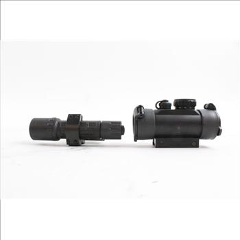 Truglo Traditional Red Dot Sight And Surefire Flashlight, 2 Pieces