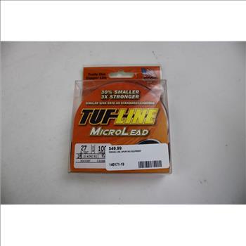 Tuf-Line MicroLead Fishing Line, Mr. Crappie Reel, Buck's Mini Reel, 3 Pieces