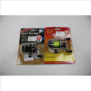 Tuf-Line MicroLead Fishing Line, Mr. Crappie Reel, Buck's Mini Reel, 3 Pieces