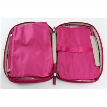Tumi Voyageur Monaco Hanging Pink Travel Toiletry Kit Makeup Case