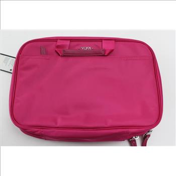 Tumi Voyageur Monaco Hanging Pink Travel Toiletry Kit Makeup Case