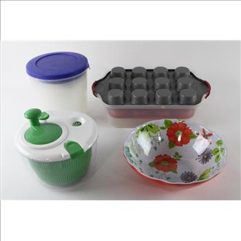 Tupperware Tubs With Lids, Cupcake Tray And More, 4+ Pieces