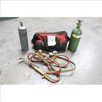 Turbo Torch With Oxygen Tanks