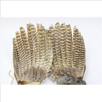 Turkey Feather Fans