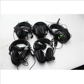 Turtle Beach Ear Force X12 Gaming Headsets, 5 Pieces