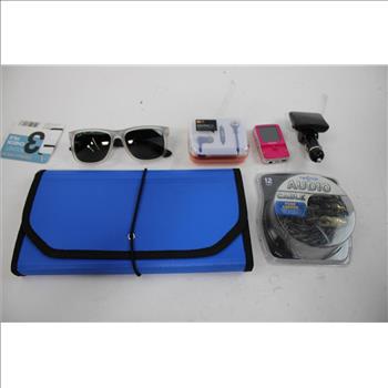 Twisted Audio Cable 12ft, Ray-Ban Sunglasses, JBL Wired Earphones, Philips GoGear Vibe, & More 8 Pieces