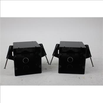 Two Gang Electrical Box P-442, 48 Pcs