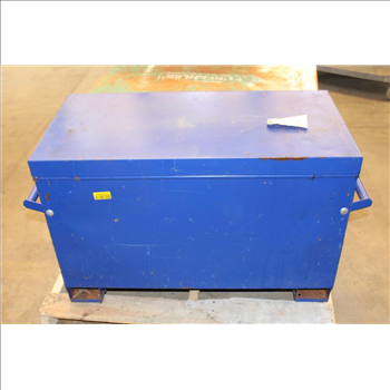 Two Large Metal Tool Boxes