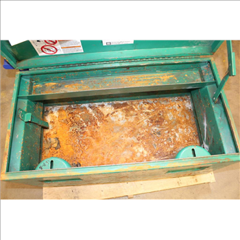 Two Large Metal Tool Boxes