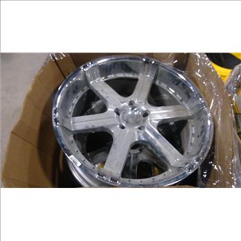 Two Pallets With Nails And Rims, 3+ Pieces