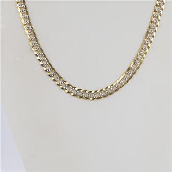 Two Tone 0.900 Silver Necklace