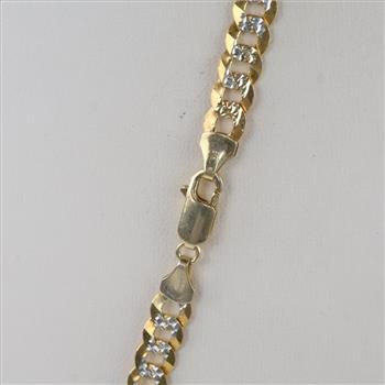 Two Tone 0.900 Silver Necklace