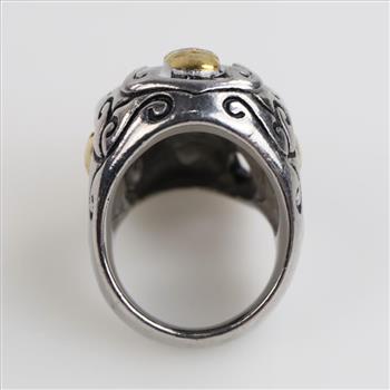 Two Tone Skull Ring