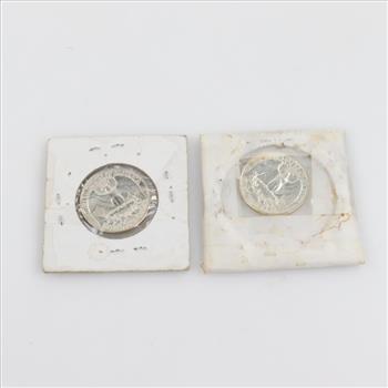 Two US Silver Proof Quarters