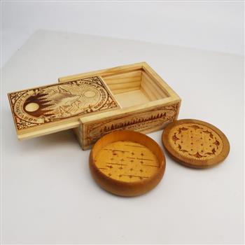 Two Wooden Trinket Boxes
