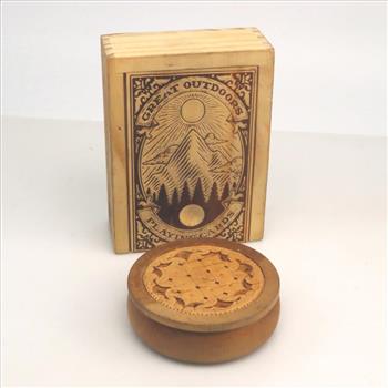 Two Wooden Trinket Boxes