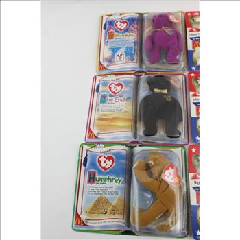 TY Collectible Beanie Babies; 10+ Pieces