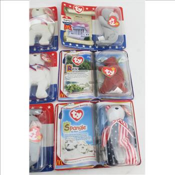 TY Collectible Beanie Babies; 10+ Pieces