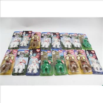 TY Collectible Beanie Babies; 10+ Pieces