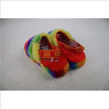 UGG Kids' Fluff Yeah Slide Cali Collage, Size 6