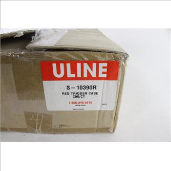 Uline CD/DVD Cases With Red Trigger, 200-Pack