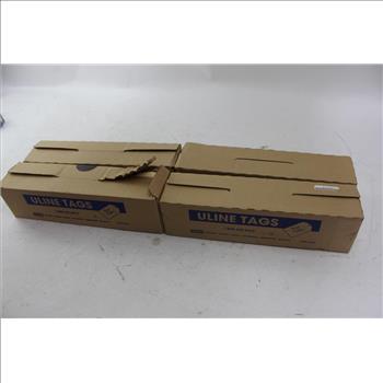 Uline Tags S-930: 4 Boxes