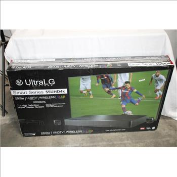 Ultra LG Smart Series 55UHD4K 7.1 High Definition Home Theater System