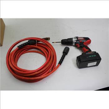 Ultra Steel Cordless Drill And Air Hose, 2 Pieces