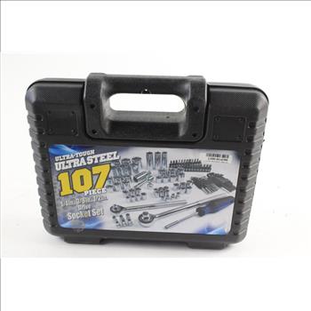 Ultra Tough Ultra Steel Piece Socket Set, 100+ Pieces