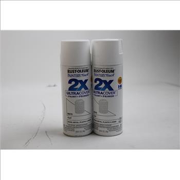 Ultracover Paint+primer White Wood, Metal, Plastic & More, 12 Pieces