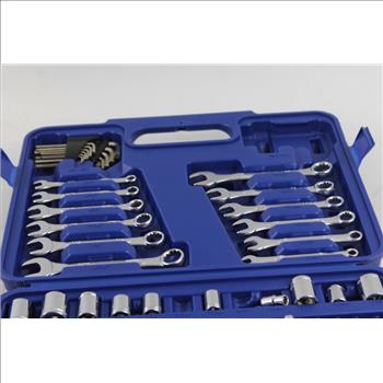 Ultra-tough Ultra Steel 113 Piece 1/4in, 3/8in Drivr Mechanics Tools Set
