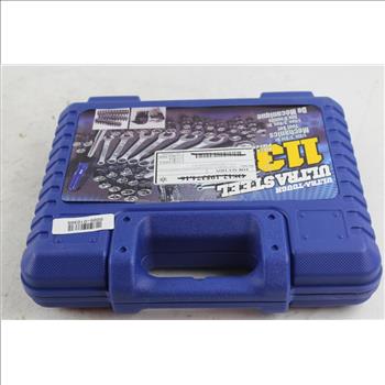 Ultra-tough Ultra Steel 113 Piece 1/4in, 3/8in Drivr Mechanics Tools Set