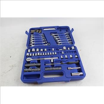 Ultra-tough Ultra Steel 113 Piece 1/4in, 3/8in Drivr Mechanics Tools Set