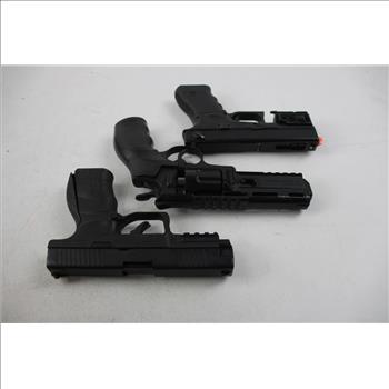 Umarex Glock 19X, 9XP, And Brodax .44 Brodax Super Magnum BB Pistols, 3 Pieces