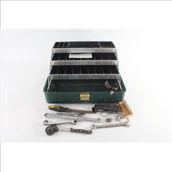 Umco Tool Box With Tools, 7 Pieces